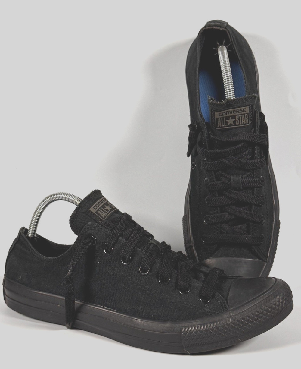 Converse Chuck Taylor All Star Ox Low Top Black Mono Lace-Up Men X5039 Men’s 12